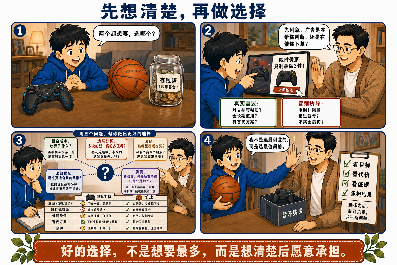 先想清楚，再做选择